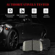 Front and Rear Ceramic Disc Brake Pads Set Replacement for Pontiac Solstice 2006-2009 Saturn Sky 2007 2008 2009 2010