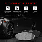 Front and Rear Ceramic Disc Brake Pads Set Replacement for Honda Odyssey 2002 2003 2004, for Acura Mdx 2001-2002