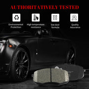Front and Rear Ceramic Disc Brake Pads Set Replacement for Kia Soul 2014 2015 2016