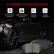 Ceramic Disc Brake Pads Set Front and Rear Replacement for Mazda 3 2014 2015 2016/3 Sport 2014