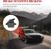 Ceramic Disc Brake Pads Set Front and Rear Replacement for VOLVO XC90 2010 2011 2012 2013 2014