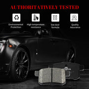 Front and Rear Ceramic Disc Brake Pads Set Replacement for 2011 2012 2013 2014 2015 2016 2017 Accord Sedan LX 2011-2015 Accord Coupe LX-S 2011-2012 Accord Coupe LX/LX-P/SE