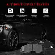 Ceramic Disc Brake Pads Set Front and Rear Replacement for Ford F-150 1999 2000 2001 2002 2003, for Lincoln Blackwood 2002