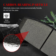 Ceramic Disc Brake Pads Set Front Replacement for Jeep Cherokee 2016 2017 2018 2019 2020 2021 2022 with Dual Piston Calipers/Cherokee 2023