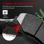 Front and Rear Ceramic Disc Brake Pads Set Replacement for Hon-da Cr-V 2002-2004, for Element 2003 2004 2005 2006 2007 2008 2009 2010 2011
