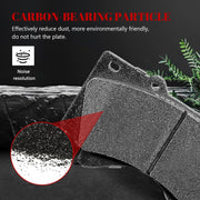 Front and Rear Ceramic Disc Brake Pads Set for Lexus Lx570 2008-2021, for Toyota Tundra 2007-2021 Land Cruiser/Sequoia 2008 2009 2010 2011 2012 013 2014 2015 2016 2017 2018 2019 2020 2021