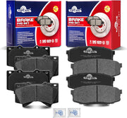 Front and Rear Ceramic Disc Brake Pads Set for Lexus Lx570 2008-2021, for Toyota Tundra 2007-2021 Land Cruiser/Sequoia 2008 2009 2010 2011 2012 013 2014 2015 2016 2017 2018 2019 2020 2021