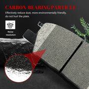 Ceramic Disc Brake Pads Set Front and Rear Replacement for Buick Lacrosse, for Chevry Equinox/Malibu, for Gmc Terrain