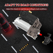 Air Suspension Compressor for Air Ride Pump, for Land Rover Discovery 2017-2021/ Range Rover 2018 2019 2020 2021/ Range Rover Sport 2018-2022 with expansion valve Parts# LR095838
