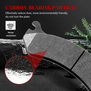 Ceramic Disc Brake Pads Set Front and Rear for Chevry Express 2500/3500 2003-2020, for Gmc Savana 2500/3500 2003 2004 2005 2006 2007 2008 2009 2010 2011 2012 2013 2014 2015 2016 2017 20018 2019 2020