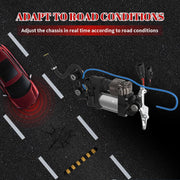 Air Suspension Compressor for Air Ride Pump, for Porsche Cayenne 2011-2018, for Volkswagen Touareg 2011 2012 2013 2014 2015 2016 2017 2018 with bracket Parts# 95835890100, 95835890101