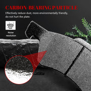 Front and Rear Ceramic Disc Brake Pads Set Replacement for Chrysler Town & Country 2001 2002 2003 2004 2005 2006 2007,for Dodge Grand Caravan 2001-2007