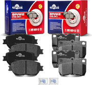 Front and Rear Ceramic Disc Brake Pads Set Replacement for Lexus Gs300 2006 Is250 2009 2010 2011 2012 2013