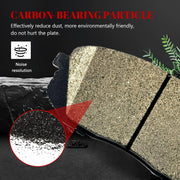Ceramic Disc Brake Pads Set Front and Rear Replacement for Hyundai Sonata 2016 Gas Engine with Manual Parking Brake