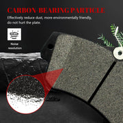 Front and Rear Ceramic Disc Brake Pads Set Replacement for Dodge Neon 2003-2005, for Chrysler Pt Cruiser 2001 2002 2003 2004 2005 2006 2007 2008 2009 2010