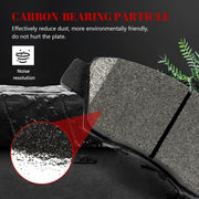 Front and Rear Ceramic Disc Brake Pads Set Replacement for Civic 2004-2005 Hatchback 4-Wheel, for Acura Rsx 2002-2006 Base