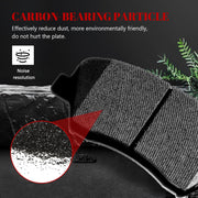 Front and Rear Ceramic Disc Brake Pads Set Replacement for Hyundai Velos-ter Elantra Coupe/Gt, 2014 2015 2016 Kia Forte/Forte Koup/Forte5