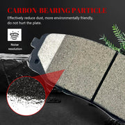 Ceramic Disc Brake Pads Set Front and Rear Replacement for Kia Sedona 2015 2016 2017 2018 2019