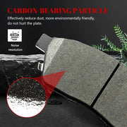 Front and Rear Ceramic Disc Brake Pads Set Replacement for Cadillac Srx 2010 2011 2012 2013 2014 2015 201, for Saab 9-4X 2011