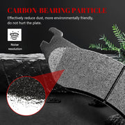 Front and Rear Ceramic Disc Brake Pads Set Replacement for Dodge Durango 2004 2005 2006, for Dodge Ram 1500 2002-2005 2Wd/4Wd Excluding Srt-10