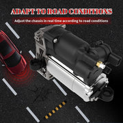 Air Suspension Compressor for Air Ride Pump Compatible with Mercedes-Benz CL550 CL600 CL63 CL65 AMG S350 S400 S550 S600 S63 AMG ML500 ML550 ML63 AMG Parts# 1643201204 A1643200004
