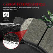 Front and Rear Ceramic Disc Brake Pads Set Replacement for Saab 9-3 2004 2005 2006 2007 2008 2009 2010 2011
