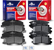 Front and Rear Ceramic Disc Brake Pads Set Replacement for 2006 2007 2008 2009 2010 Chevy Impala 2006-2007 Monte Carlo 2008-2009 Bui-ck Allure Lacrosse