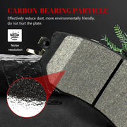 Front and Rear Ceramic Disc Brake Pads Set Replacement for Scion Fr-S, for Subaru Impreza Brz Forester Legacy Outback Crosstrek Xv Crosstrek