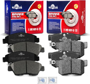 Front and Rear Ceramic Disc Brake Pads Set Replacement for Civic 2004-2005 Hatchback 4-Wheel, for Acura Rsx 2002-2006 Base