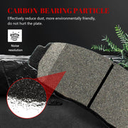 Front and Rear Ceramic Disc Brake Pads Set Replacement for Hon-da Accord 2003-2007 V6 4-Wheel Excluding Hybrid, for Acura Tsx 2004 2005 2006 2007 2008