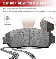 Front and Rear Ceramic Disc Brake Pads Set Replacement for Hon-da Cr-V 2007 2008 2009 2010 2011 2012 2013 2014 2015 2016