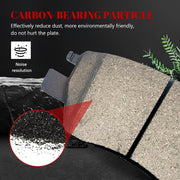 Ceramic Disc Brake Pads Set Front and Rear Replacement for Chevry Bolt EUV 2022 LT/Bolt EV 2017 2018 2019 2020 2021 2022 2023/ Cruze 2016-2019/ Volt 2016-2019