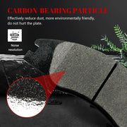 Front and Rear Ceramic Disc Brake Pads Set Replacement for Kia Spectra/Spectra5 2005 2006 2007 2008 2009, Spectra 2.0L 2004