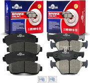 Ceramic Disc Brake Pads Set Front and Rear Replacement for Subaru Legacy 2016 2017 2018 2019 with 2.5L