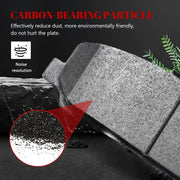 Ceramic Disc Brake Pads Set Front and Rear Replacement for Infiniti Qx56 2007-2010, for Nissan Armada 2006-2015/ Titan 2008 2009 2010 2011 2012 2013 2014 2015