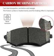 Front and Rear Ceramic Disc Brake Pads Set Replacement for Hyundai Sonata 1999 2000 2001 2002 2003 2004, for Kia Magentis/Optima 2001-2002