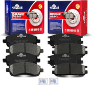 Front and Rear Ceramic Disc Brake Pads Set Replacement for Subaru Impreza 1997 1998, for Legacy 1996 1997 1998 1999