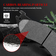 Front and Rear Ceramic Disc Brake Pads Set Replacement for Dodge Ram 1500 2002-2003, for Dodge Ram 1500 2004 Slt/St with 4.7L