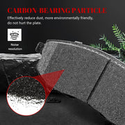 Front and Rear Ceramic Disc Brake Pads Set Replacement for infiniti g35 2003-2005, for nissan 350z 2003-2005 altima 2002 2003 2004 2005 2006