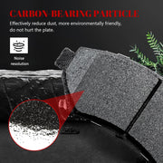 Front and Rear Ceramic Disc Brake Pads Set Replacement for Buick Century Lesabre Park Avenue Regal Riviera/ 1997-2005 Cadillac Deville 1997-2002 Eldorado 1997 2003-2004 Seville