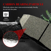 Front and Rear Ceramic Disc Brake Pads Set Replacement for Pontiac Vibe 2009-2010, for Toyota Matrix 2009-2012/ Rav4 2006 2007 2008 2009 2010 2011 2012 2013 2014 2015 2016