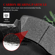 Front and Rear Ceramic Disc Brake Pads Set Replacement for Hyundai Entourage 2007, for Kia Sedona 2006