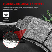 Ceramic Disc Brake Pads Set Front and Rear Replacement for Nissan Maxima 2009 2010 2011 2012 2013 2014 2016 2017 2018 2019/ Juke 2014-2017 Nismo Rs/Sentra 2009-2012 2.5L Se-R Spec-V
