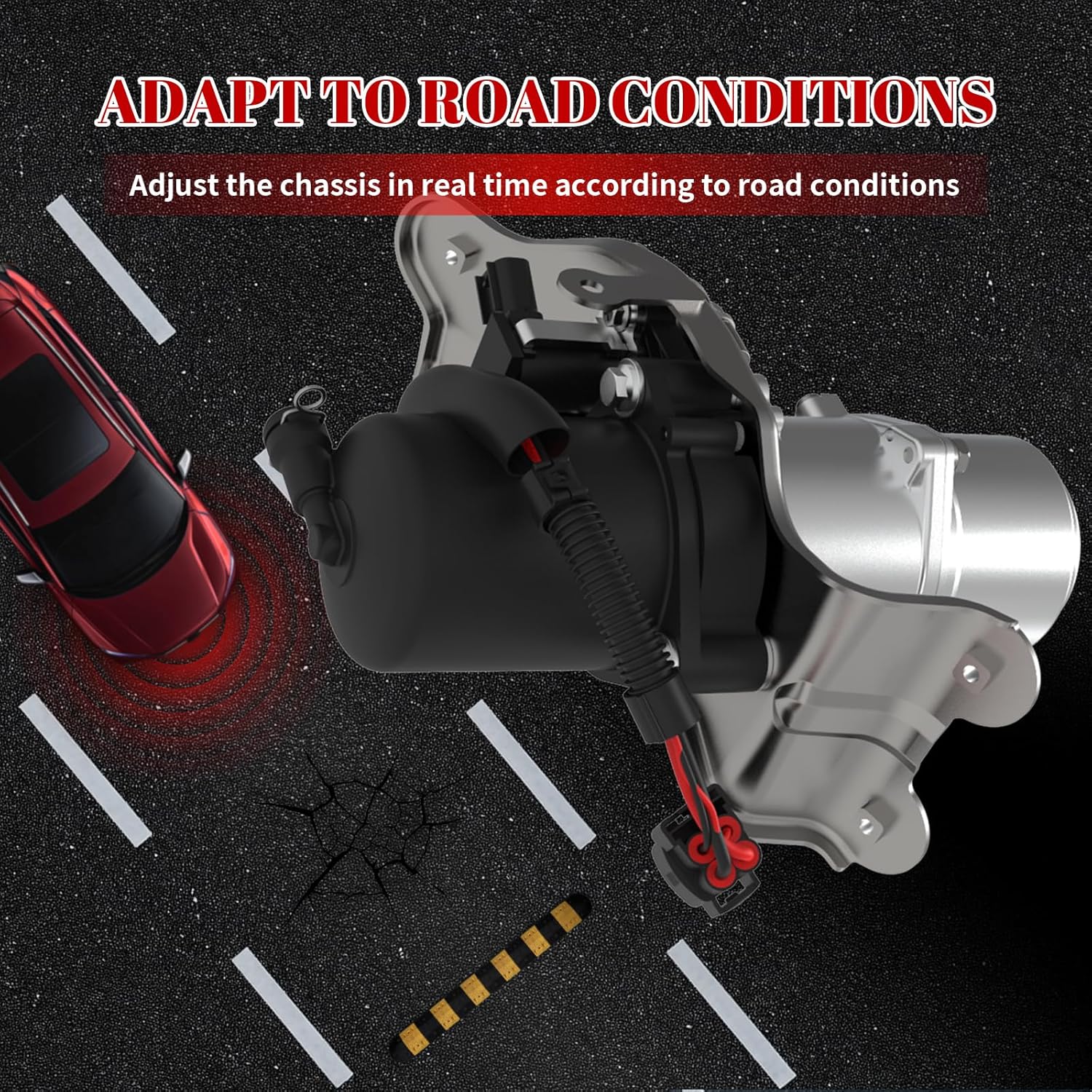 Air Suspension Compressor for Air Ride Pump, for Toyota Sequoia 2004 2005 2006 2007 V8 4.7L Parts# 4891434010 949-365
