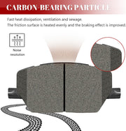 Ceramic Disc Brake Pads Set Front and Rear for Jeep Renegade 2015-2022, for Fiat 500X 2016-2020