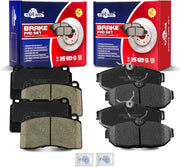 Front and Rear Ceramic Disc Brake Pads Set Replacement for Ford Mustang Shelby Gt500/Shelby Gt500Kr 2008-2009, Mustang Shelby Gt500 2007 2010-2011