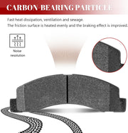 Front and Rear Ceramic Disc Brake Pads Set Replacement for 2000 2001 2002 2003 2004 2005 Ford Excursion, 1999-2004 Ford F-250/F-350 Super Duty