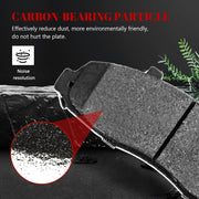 Ceramic Disc Brake Pads Set Front and Rear Replacement for Ford F-150 1999 2000 2001 2002 2003, for Lincoln Blackwood 2002
