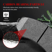 Front and Rear Ceramic Disc Brake Pads Set Replacement for Mitsubishi Endeavor 2004 2005 2006 2007 2008 2010 2011/ Montero 2001 2002 2003 2004 2005 2006