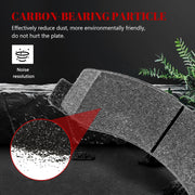 Front and Rear Ceramic Disc Brake Pads Set Replacement for 2000 2001 2002 2003 2004 2005 Ford Excursion, 1999-2004 Ford F-250/F-350 Super Duty